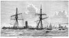 Shipwrecks, 1875. /Nthe Wreck Of The 'Deutschland,' Inspiration Of Gerard Manley Hopkins' Poem. Line Engraving, English, 1875. Poster Print by Granger Collection - Item # VARGRC0051785