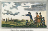Lewis & Clark: Native American, 1811. /Nmeriwether Lewis Shooting A Native American During The Lewis & Clark Expedition. Colored Engraving, 1811, From A Contemporary Account Of The Expedition. Poster Print by Granger Collection - Item # VARGRC0008736