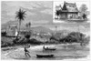 Madagascar, 1883. /Nview Of The Port Of Tamatave (Toamasina), Madagascar, With An Inset Of The Chief'S House. Wood Engraving, English, 1883. Poster Print by Granger Collection - Item # VARGRC0094234