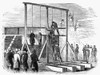 Execution Of Conspirators. /Nthe Bodies Of The Executed Lincoln Conspirators Being Removed From The Scaffolding At Washington, D.C., On 7 July 1865. Contemporary Engraving. Poster Print by Granger Collection - Item # VARGRC0264977