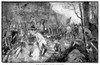 Battle Of Concord, 1775. /Nthe Retreat Of The British From Concord, Massachusetts, 19 April 1775. Wood Engraving, 19Th Century. Poster Print by Granger Collection - Item # VARGRC0005014