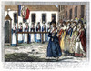 French Revolution, 1789. /Nrevolutionary Guardswomen Of Paris, France, During The Initial Fervor Of The Revolution. Contemporary German Line Engraving. Poster Print by Granger Collection - Item # VARGRC0009829