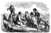 Russia: Boatmen, 1856. /Nboatmen On The Neva River Near St. Petersburg, Russia. Wood Engraving, English, 1856. Poster Print by Granger Collection - Item # VARGRC0005026