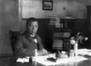 Booker T. Washington /N(1856-1915). American Educator. Photographed In His Office At Tuskegee Institute, Alabama, C1900. Poster Print by Granger Collection - Item # VARGRC0053064