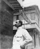 Manila, C1900. /Nunidentified Man, Probably An American Officer, In Front Of The Manila Hotel, Manila, The Philippines, C1900. Poster Print by Granger Collection - Item # VARGRC0125722