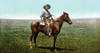 Cowboy, C1900. /Na Cowboy On Horseback In Western America. Photochrome, C1900. Poster Print by Granger Collection - Item # VARGRC0124966