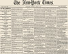 Civil War: Fort Sumter. /Nfront Page Of 'The New York Times', 13 April 1861, Announcing 'The War Commenced' The Previous Day When The First Gun Was Fired By Fort Moultrie Against Fort Sumter. Poster Print by Granger Collection - Item # VARGRC0002533