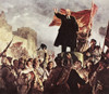 Vladimir Lenin (1870-1924). /Nvladimir Ilich Ulyanov, Known As Lenin. Russian Communist Leader. 'Lenin Rallying The People.' Oil On Canvas By Irakliy Toidze. Poster Print by Granger Collection - Item # VARGRC0038264