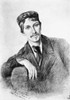 Robert Louis Stevenson /N(1850-1894). Scottish Man Of Letters At Age 27. Drawing. Poster Print by Granger Collection - Item # VARGRC0015812