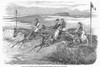 Steeplechase, 1850. /Ngreat Metropolitan Steeplechase At Epsom, England. Wood Engraving, 1850. Poster Print by Granger Collection - Item # VARGRC0097867