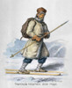 Russia: Skier, 1830. /Nman On Skis From The Tver District Of Russia. Watercolor By Fedor Solntsev, 1830. Poster Print by Granger Collection - Item # VARGRC0129442