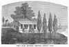 Chicago: Old House, 1833. /Nthe Kinzie House At Chicago, Illinois, 1833. Wood Engraving, American, 1878. Poster Print by Granger Collection - Item # VARGRC0101149