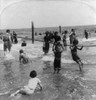 Coney Island: Beach, C1897. /Nchildren Playing In Surf At Coney Island, Brooklyn, New York. Stereograph, C1897. Poster Print by Granger Collection - Item # VARGRC0105986