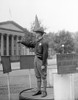 Traffic Cop, 1918. /Narmy Officer Directing Traffic At The U.S. Treasury Department, Washington, D.C. Photographed In 1918. Poster Print by Granger Collection - Item # VARGRC0118747