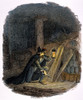 Guy Fawkes (1570-1606). /Nenglish Conspirator. Guy Fawkes Laying The Train Of Gunpowder Under The House Of Lords, November 1605. Etching By George Cruikshank, 19Th Century. Poster Print by Granger Collection - Item # VARGRC0047207