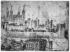 Tower Of London, 1600S. /Ntroops And Cannons At The Tower Of London. Wash Drawing By An Unknown Artist, 17Th Century. Poster Print by Granger Collection - Item # VARGRC0116330
