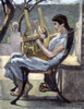 Alcaeus (C620-C580 B.C.). /Ngreek Lyric Poet. Colored Engraving After A Painting By Alma-Tadema. Poster Print by Granger Collection - Item # VARGRC0079291