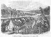 Mohawk Village, 1780. /Na Mohawk Village In Central New York, C1780. Wood Engraving, 19Th Century. Poster Print by Granger Collection - Item # VARGRC0013576
