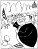 Cartoon: Bonus March, 1932. /Namerican Cartoon, 1932, By Otto Soglow Showing President Herbert Hoover Watching The Bonus March Of World War I Veterans At Washington, July 1932. Poster Print by Granger Collection - Item # VARGRC0034204