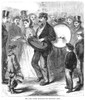 One-Man Band, 1867. /N'New York Street Musicians - An Individual Band.' Line Engraving, American, 1867. Poster Print by Granger Collection - Item # VARGRC0040492