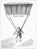 'Homo Volans' Parachute. /N'Homo Volans' (Flying Man) Parachute Invented By Fausto Veranzio (1551-1617), A Dalmatian Philosopher, Historian And Inventor. Poster Print by Granger Collection - Item # VARGRC0091259