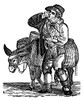 Vendor & Donkey. /Nwood Engraving, Early 19Th Century. Poster Print by Granger Collection - Item # VARGRC0070221