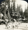 Burma: Yangon, C1910. /N'Beautiful Gilded And Carved Teakwood Shrines Before The Shwe Dagon Pagoda, Rangoon, Burma.' Stereograph, C1910. Poster Print by Granger Collection - Item # VARGRC0324371