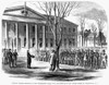 Harper'S Weekly, 1861. /N'General Thomas Swearing In The Volunteers Called Into The Service Of The United States At Washington D.C.' Wood Engraving From 'Harper'S Weekly,' 27 April 1861. Poster Print by Granger Collection - Item # VARGRC0267408