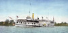 Steamboat, C1902. /Nthe Passenger Steamboat 'New York', Thousand Islands, New York. Photochrome, C1902. Poster Print by Granger Collection - Item # VARGRC0119742