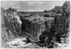 California: Lava Beds. /Nlava Beds In Northern California, Used As A Stronghold By Modoc Native Americans During The Modoc War, 1873. Wood Engraving, English, 1873. Poster Print by Granger Collection - Item # VARGRC0099469