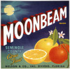 Crate Label, 20Th Century. /Nfor Moonbeam Brand Citrus Fruit From Florida, Early 20Th Century. Poster Print by Granger Collection - Item # VARGRC0057301