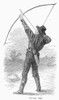 Archery, 1880S. /N'Aiming High.' Wood Engraving, English, 1880S. Poster Print by Granger Collection - Item # VARGRC0101056