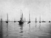 New York Bay, C1890. /Nsailboats In New York Bay. Photograph, C1890. Poster Print by Granger Collection - Item # VARGRC0353420