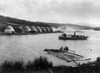 Chateaugay Lake, C1891. /Na Small Steamerboat Passing Charcoal Kilns While Children Watch From A Dock On Chateaugay Lake In The Adirondack Mountains, New York. Photograph, C1891. Poster Print by Granger Collection - Item # VARGRC0119760