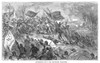 Civil War: Prairie Grove. /Nthe 19Th Iowa And 20Th Wisconsin Infantries At The Battle Of Prairie Grove In Arkansas, 3-7 December 1862. Wood Engraving, American, 1866. Poster Print by Granger Collection - Item # VARGRC0322999
