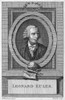 Leonard Euler (1707-1783). /Nswiss Mathematician And Physicist. Copper Engraving, English, 1787. Poster Print by Granger Collection - Item # VARGRC0005561