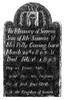Gravestone: 19Th Century. /Nrubbing From A 19Th Century New England Gravestone. Poster Print by Granger Collection - Item # VARGRC0077237