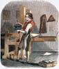 Benjamin Franklin /N(1706-1790). American Printer, Publisher, Scientist, Inventor, Statesman And Diplomat. Franklin As A Young Printer'S Apprentice: American Engraving, 19Th Century. Poster Print by Granger Collection - Item # VARGRC0008916