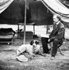 Civil War: Custer, 1862. /Nlieutenant George A. Custer With A Dog At Camp In Virginia, 1862. Poster Print by Granger Collection - Item # VARGRC0163164