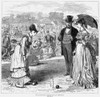 Wimbledon: Croquet, 1870. /Na Croquet Match Between Two Ladies At The Wimbledon Lawn Tennis And Croquet Club At Wibledon, England. Wood Engraving, English , 1870. Poster Print by Granger Collection - Item # VARGRC0089186