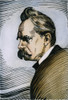Friedrich W. Nietzsche /N(1844-1900). German Philosopher And Poet. Pen Portrait, German, C1925. Poster Print by Granger Collection - Item # VARGRC0032424