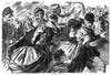Civil War: Return Home, 1863. /N'Home From The War.' Union Army Soldiers Returning Home To Their Families. Wood Engraving, American, 1863. Poster Print by Granger Collection - Item # VARGRC0267727