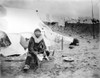 Alaska: Eskimo, C1906. /Nan Inuit Man Doing Laundry In Tub Outside His Tent, With Clothes Hanging To Dry In The Background, Nome, Alaska. Photograph, C1906. Poster Print by Granger Collection - Item # VARGRC0121855