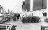 Titanic: On Deck, 1912. /Non Deck In Cork Harbour; Passing Life Boats In Which Survivors Of The Shipwreck Subsequently Escaped. Poster Print by Granger Collection - Item # VARGRC0005874