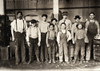 Hine: Child Labor, 1909. /Ndoffer Boys With A Supervisor At The Bibbings Manufacturing Company In Macon, Georgia. Photograph By Lewis Hine, January 1909. Poster Print by Granger Collection - Item # VARGRC0132849