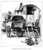 England: Gypsy Camp, 1880. /Na Knife-Grinder At A Gypsy Encampment At Hackney Wick, London, England. English Engraving, 1880. Poster Print by Granger Collection - Item # VARGRC0267756