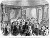 Nyc: Courtroom, 1866. /N'The Court Of Special Sessions, At The Halls Of Justice (Tombs), Centre Street, New York, Judge Dowling Presiding.' Wood Engraving From An American Newspaper Of 1866. Poster Print by Granger Collection - Item # VARGRC0013877