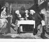 Oliver Goldsmith /N(1728-1774). Anglo-Irish Writer. Goldsmith, James Boswell, And Samuel Johnson At The Mitre Tavern In London. Steel Engraving, 19Th Century. Poster Print by Granger Collection - Item # VARGRC0002927
