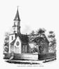 Williamsburg: Church. /Nbruton Parish Church, Completed In 1715, In Willamsburg, Virginia. Wood Engraving, American, 1857. Poster Print by Granger Collection - Item # VARGRC0131825