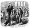 Turkey: Elementary School. /Npunishment In A Turkish School. Wood Engraving, American, Mid-19Th Century. Poster Print by Granger Collection - Item # VARGRC0067225